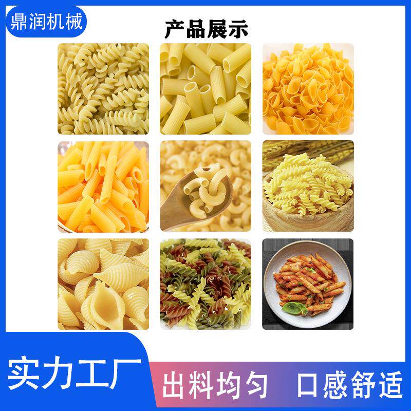 贝壳面挤出机通心粉生产线,螺旋意面设备,通心粉膨化机