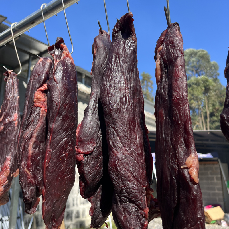 云南牛干巴特产黄牛肉风干腊牛肉半干炒菜干保山腾冲包邮500g