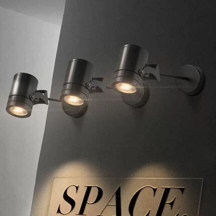 LED户外超亮招牌灯店铺门头防水墙壁灯室外庭院背景墙 广告牌射灯