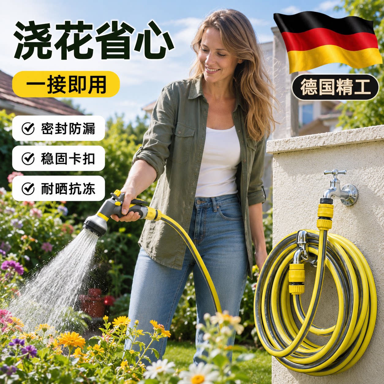 【央ma力荐】冲洗水枪浇花