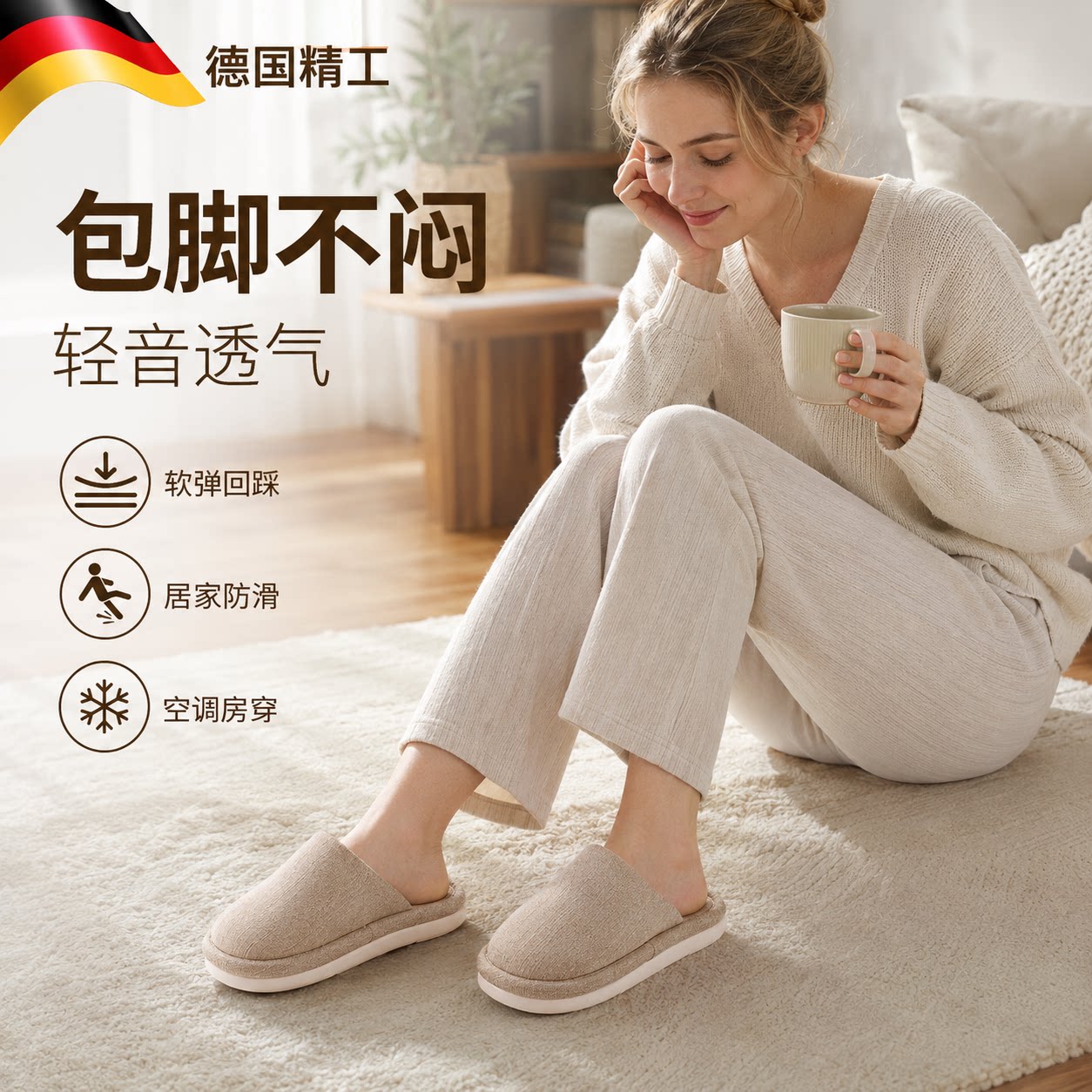 【央ma力荐】防滑软底拖鞋