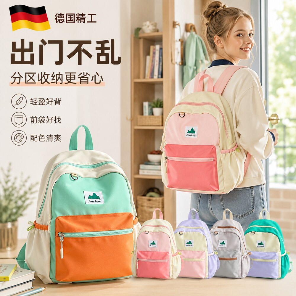 新款幼儿园小学生书包时