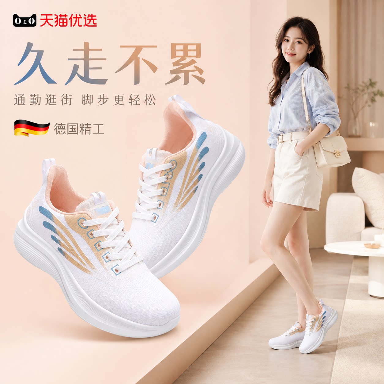 【德国精工】防滑鞋子轻便