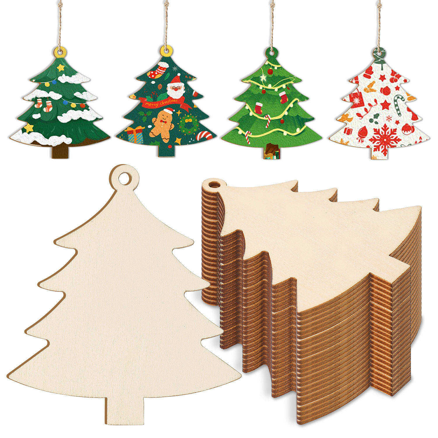 跨境涂鸦DIY圣诞装饰新款儿童玩具挂件圣诞节日礼品木板圣诞树,节庆用品/礼品,圣诞装饰品,淘宝优惠券,粉丝福利购,淘宝优惠卷