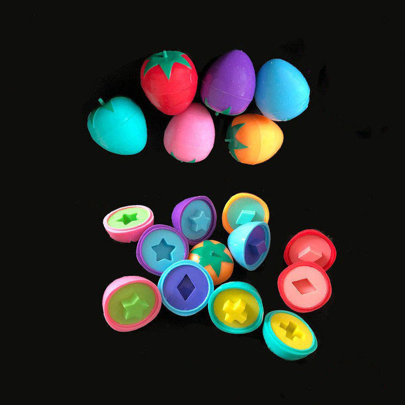 婴儿早教益智聪明蛋扭蛋仿真鸡蛋颜色几何图形配对拼装小玩具,玩具/童车/益智/积木/模型,多米诺骨牌,淘宝优惠券,粉丝福利购,淘宝优惠卷