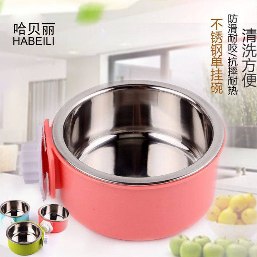新款宠物狗笼挂碗 挂式不锈钢碗 加厚固定碗易清洗狗盆现化,宠物/宠物食品及用品,饮水器/水壶/水头,淘宝优惠券,粉丝福利购,淘宝优惠卷