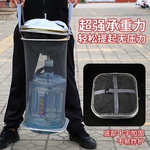 新款方形涂胶鱼护易干活鱼袋鱼护网鱼网兜折叠渔护挂胶护加厚网袋