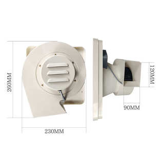 顶格强力排风扇厨房涡轮式换气扇厨房卫生间排油烟墙式窗式抽风机