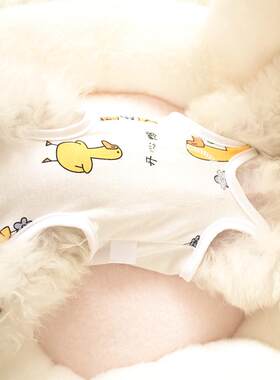 狗狗衣服春夏装纯棉小型茶杯犬全包护肚衣断奶绝育服母包肚防着凉