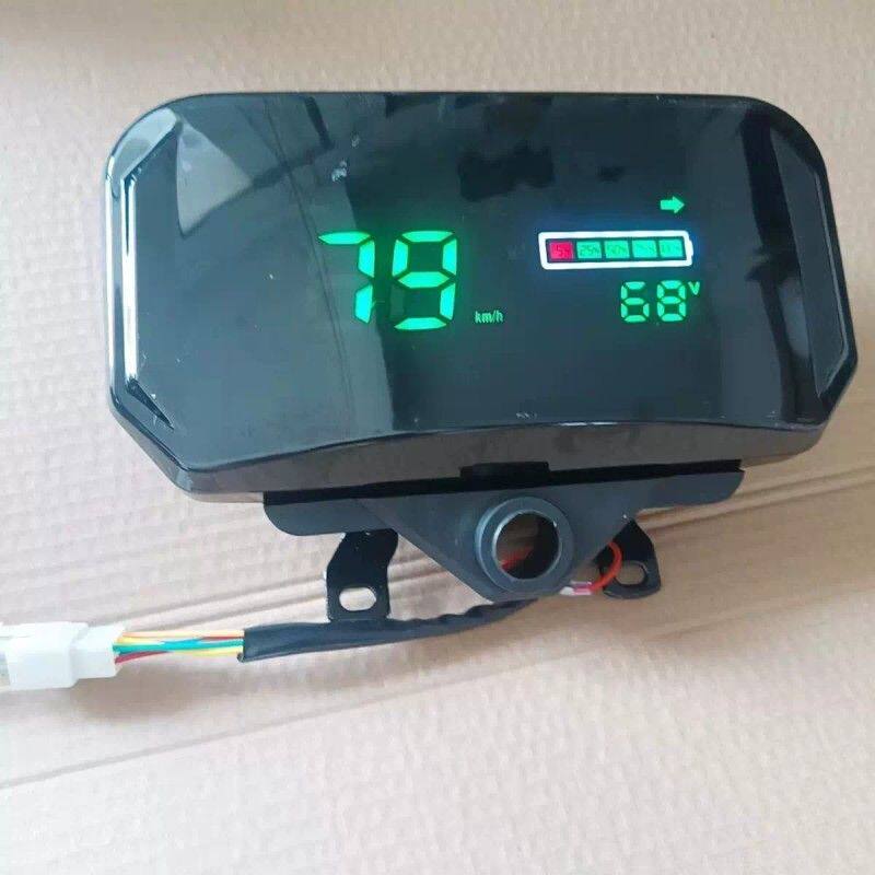 AMATI液晶仪表盘总成48V60v72伏通用电量显示表显示器码表配件