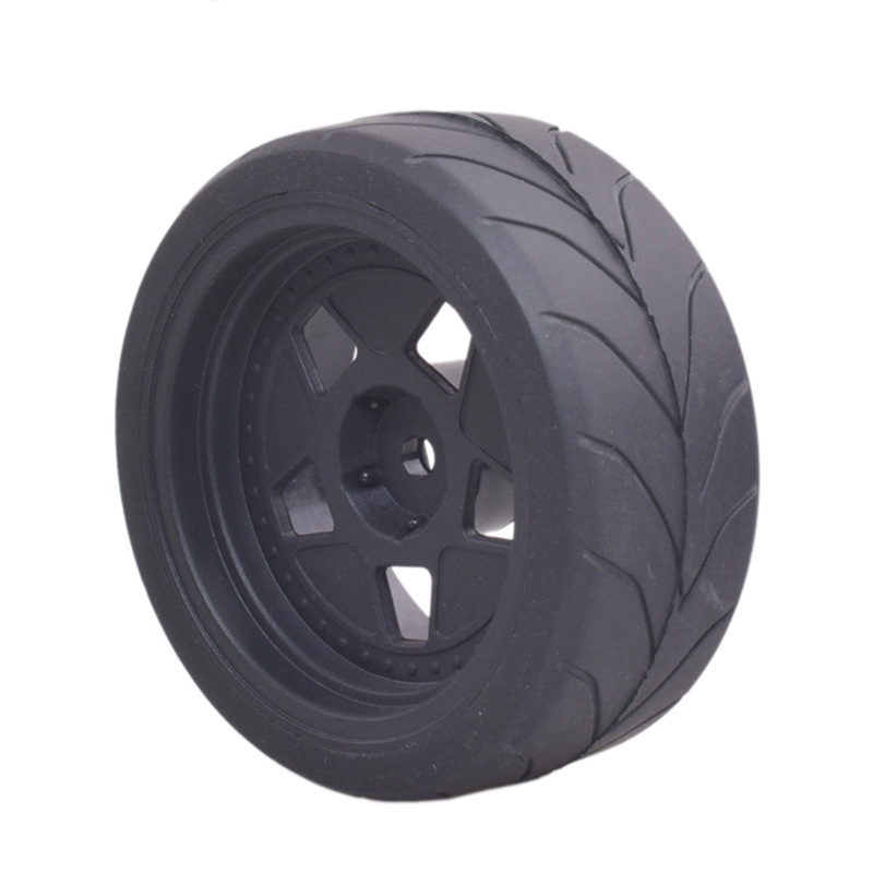 RC模型1:10平跑轮胎/尼龙轮毂公路竞速轮胎 田宫TT01 TB-05R TA07