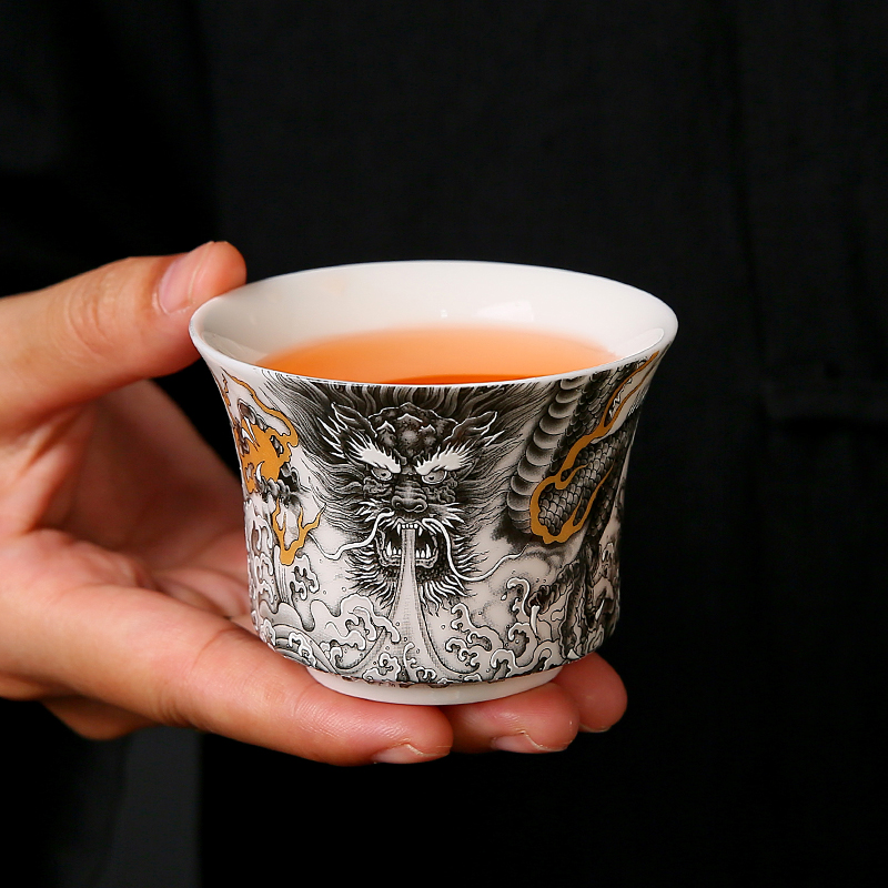 个人专用茶杯单个品茗杯主人杯