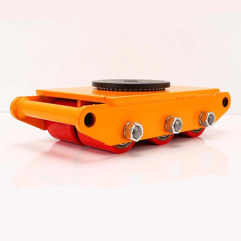 搬运小坦克车万向钢胶轮6吨8吨工具设备移位重型地牛坦克搬运车