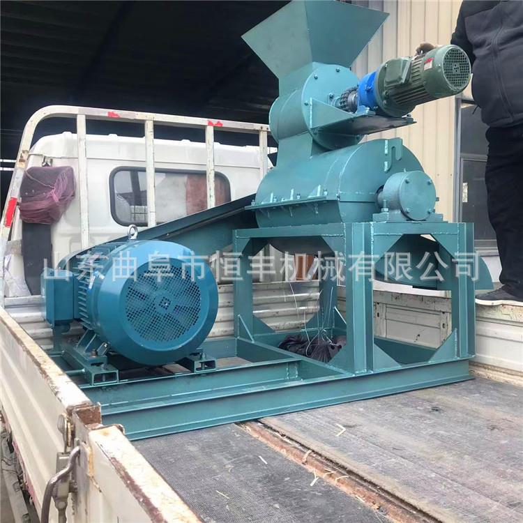 鲜菜叶根茎粉碎机中药材渣树枝粉碎机无底筛高湿物料快速粉碎机