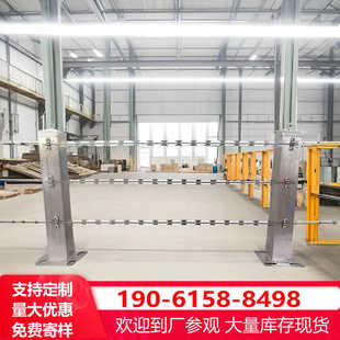 直条刀片不锈钢刀刺围墙加高刺铁丝直线型刀片刺网镀锌铁蒺藜防护