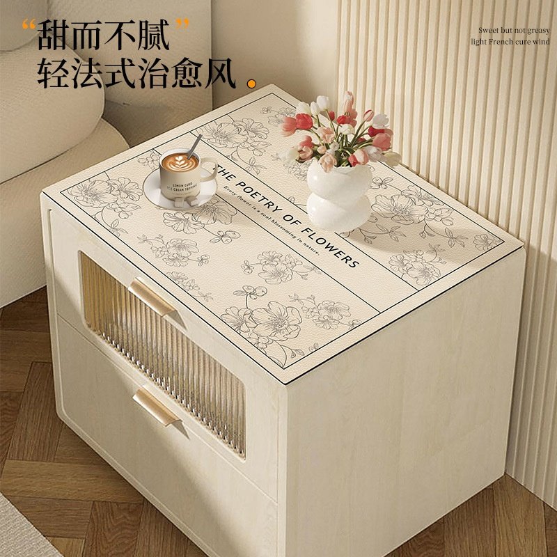 高端奢华卧室皮革床头柜全包盖布防尘防水防烫皮革桌垫保护垫,居家布艺,万能盖巾,淘宝优惠券,粉丝福利购,淘宝优惠卷