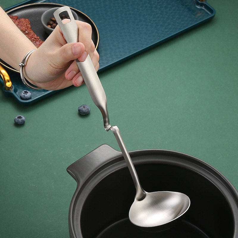 隔油勺滤油神器 家用带挂锅边304不锈钢汤勺油汤分离勺子去油漏勺,家庭/个人清洁工具,水槽沥水袋,淘宝优惠券,粉丝福利购,淘宝优惠卷