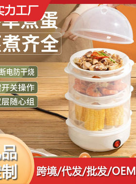 煮蛋器蒸蛋器自动断电小型1人多功能蒸蛋羹鸡蛋羹机煎蛋一人食