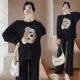 两件套 秋冬加厚加绒宽松休闲纯棉卫衣运动托腹阔脚裤 孕妇装 套装
