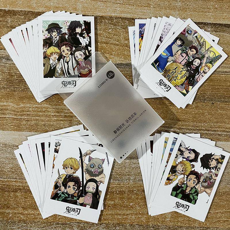 新款鬼灭之刃LOMO卡 炭治郎祢豆子动漫周边留言卡高清卡片贺卡明