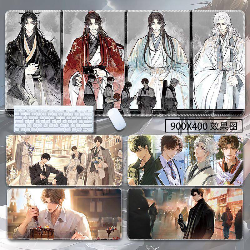 世界之外鼠标垫超大新款顾时夜易遇柏源夏萧因学习桌垫电脑键盘垫