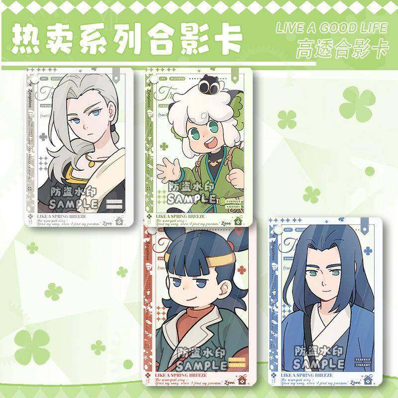 罗小黑战记全新联动周边合影卡透卡鹿野哪吒无限小黑可爱挂件谷子