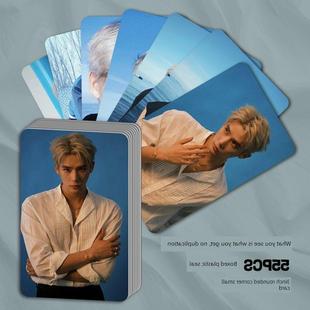 王安宇小卡55张自印卡精美同款新年礼物高清3寸撕拉片LOMO卡圆角