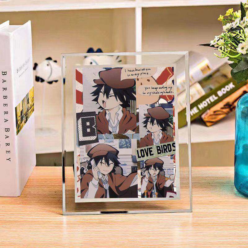 文豪野犬太宰治周边玻璃相框动漫DIY定制桌面摆台摆件饰品