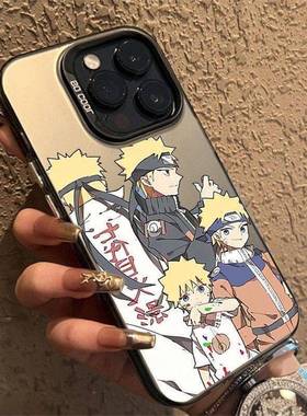 适用火影鸣人小米15/14/13红米k70k60彩银note14手机保护壳红米Tu