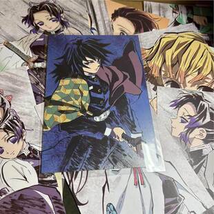 日谷散货鬼灭之刃立志幕间原画明信片收藏蝴蝶忍富冈义勇我妻善逸