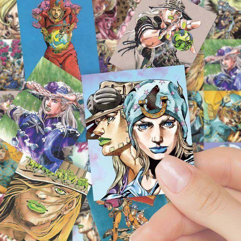 120张飙马野郎贴纸JOJO的奇妙冒险周边装饰笔记本手账防水贴画