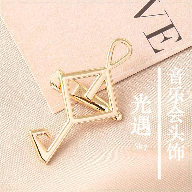 游戏Sky光遇cosplay 音乐会头饰 配饰道具光遇cos周边同款发夹