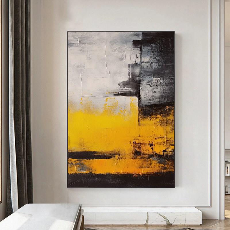 客厅装饰画 划玄关挂画 划沙发背景墙落地画 划壁画 划奶油风抽象