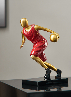 现代简约轻奢篮球摆件家居电视柜酒柜办公室书房卧室桌面软装饰品