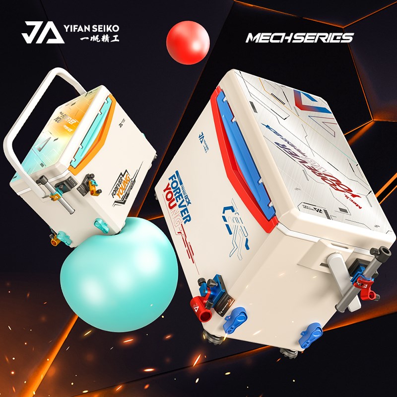 一帆精工2024年新款22L钓箱超轻多功能包角配件便携可坐钓鱼箱