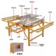 无刷静音无尘子母锯精密推台锯一体木工专用摇臂锯台多功能工作台