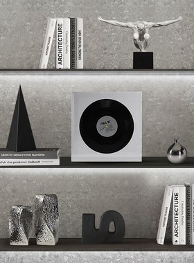 酒柜装饰品摆件软装高级感小众客厅样板房电视柜玄关艺术品摆设