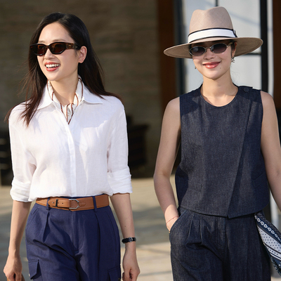 COLINWANG-COLIN JEANS系列|意大利进口BERTO丹宁设计感牛仔马甲