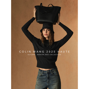 定制羊毛羊绒极简百搭显瘦半高领针织衫 STYLE LIFE COLINWANG