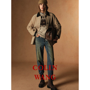 日本进口冈山牛仔废土风显瘦直筒牛仔裤 STYLE LIFE COLINWANG