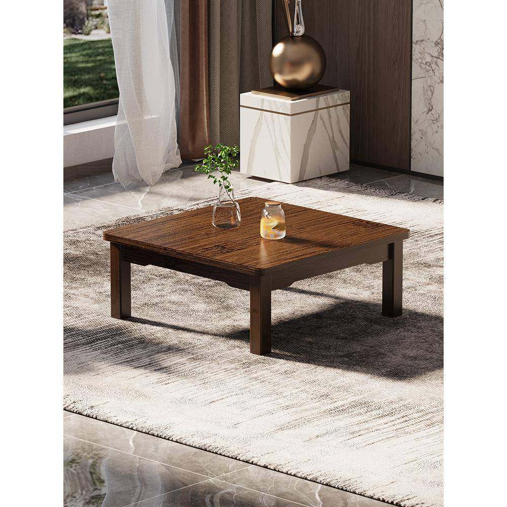 谋生炕桌方桌正方形饭桌飘窗榻榻米小桌子实木家用床上桌楠竹茶几