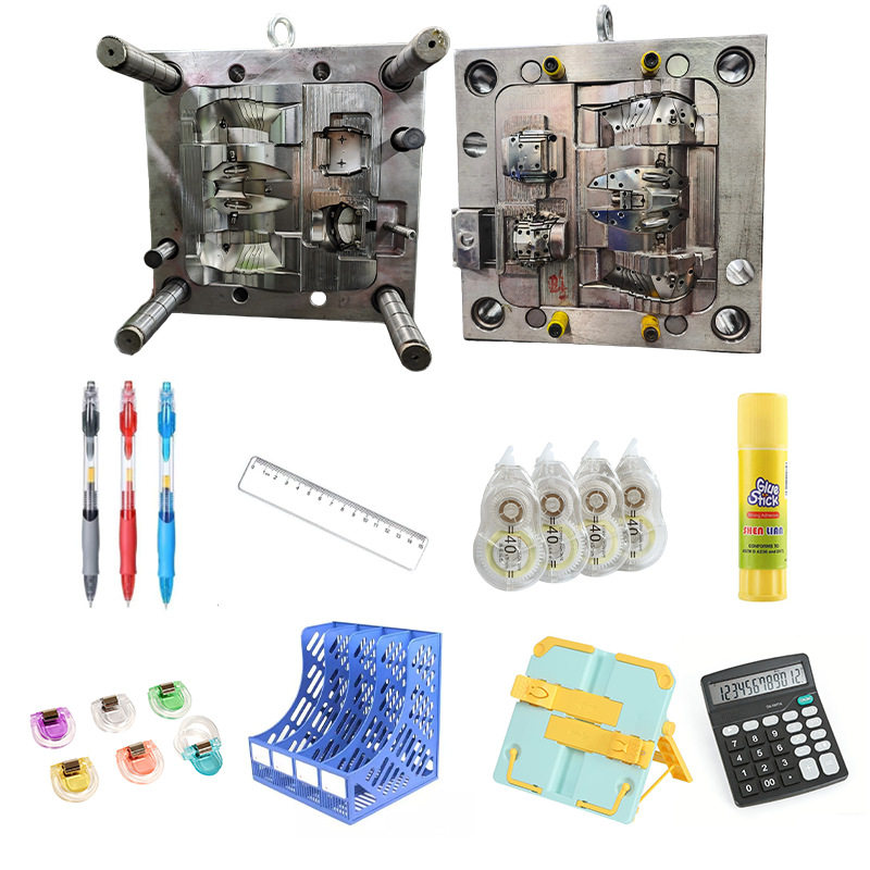 文件收纳盒模具定 制开发计算器玩具模具涂改带模具全套配件