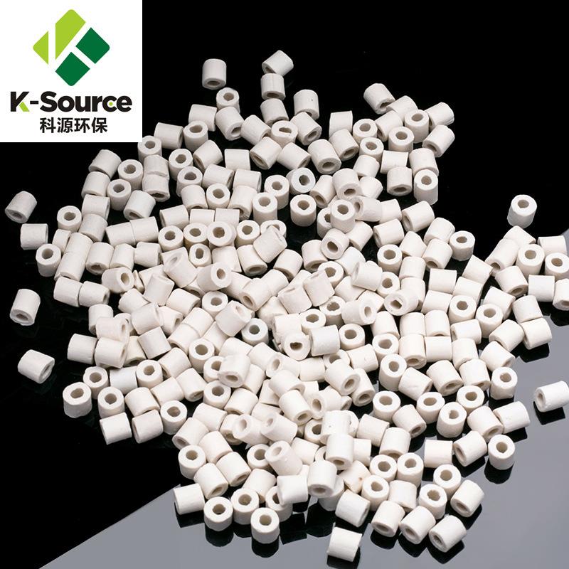 科源环保供应25mm陶瓷拉西环塔内件陶瓷散堆填料拉西环