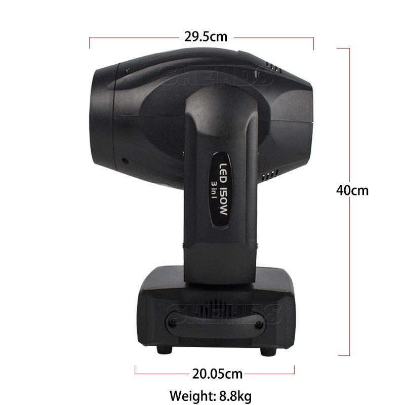 舞台灯光LED150W三合一图案光束摇头灯DMX512染色氛围效果旋转灯