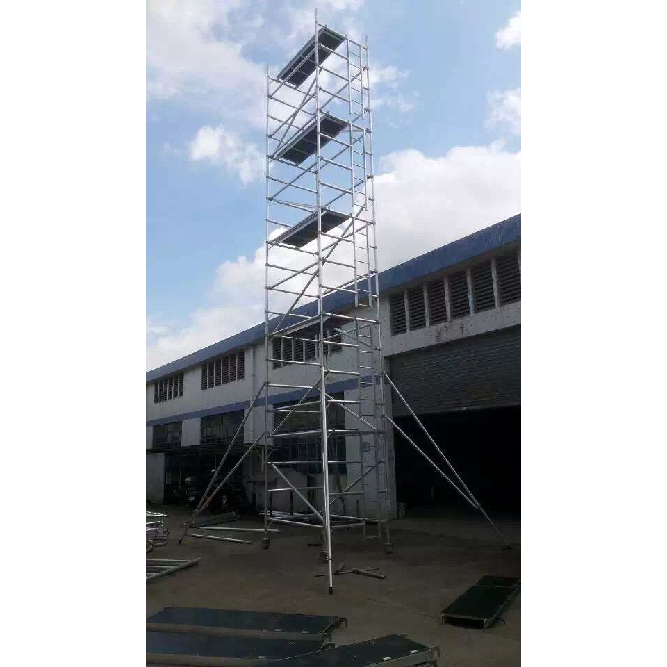 广州销售供应铝合金移动脚手架,活动现货可移动
