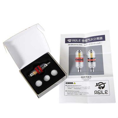 喷笔水格过滤器水阁水隔喷漆笔喷笔枪美喷枪上色模型丙烯双重过滤