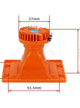 8欧25瓦HP6500钕磁高音喇叭25芯钛膜燕子屋强磁防水扬声器黑橙色