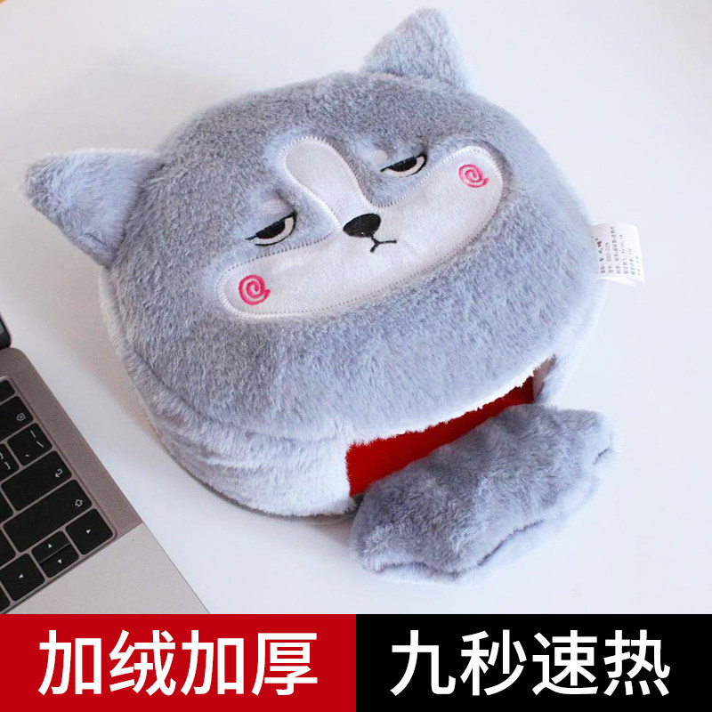 加热鼠标垫usb暖手鼠标套冬天季恒温发热保暖电热护腕家用办公图片