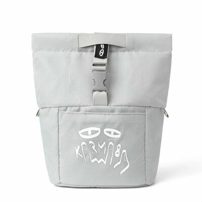 Karma8a攀岩抱石磕线大容量磁吸卷口镁粉袋不可难度使用Chalk Bag