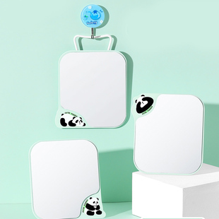 大号高清桌面台式镜子挂式学生宿舍办公室折叠家用化妆桌上化妆镜